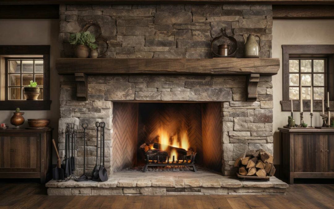 Reprise d’une cheminée ancienne en pierres